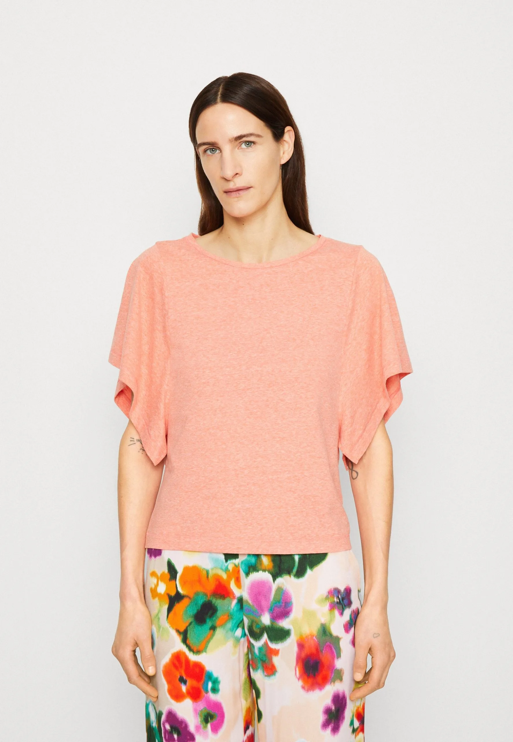 ESPRIT Stitch - T-Shirts - Coral Orange 3 ESPRIT Stitch - T-Shirts - Coral Orange