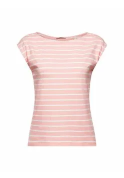 ESPRIT Sslv Stripe - T-Shirts Med Print - Pink -ESPRIT Butikk a9f06196d5854ffebe8bff08db2383a0