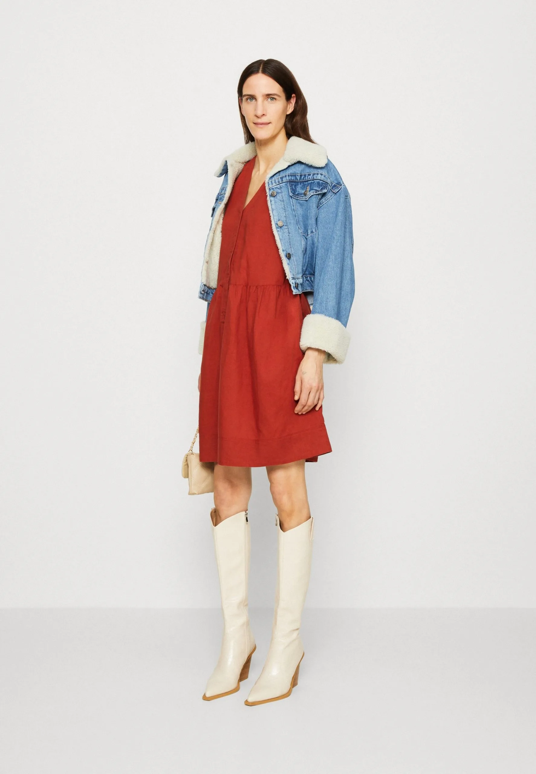 ESPRIT Dress - Kjole - Terracotta 4 ESPRIT Dress - Kjole - Terracotta - Bilde 2