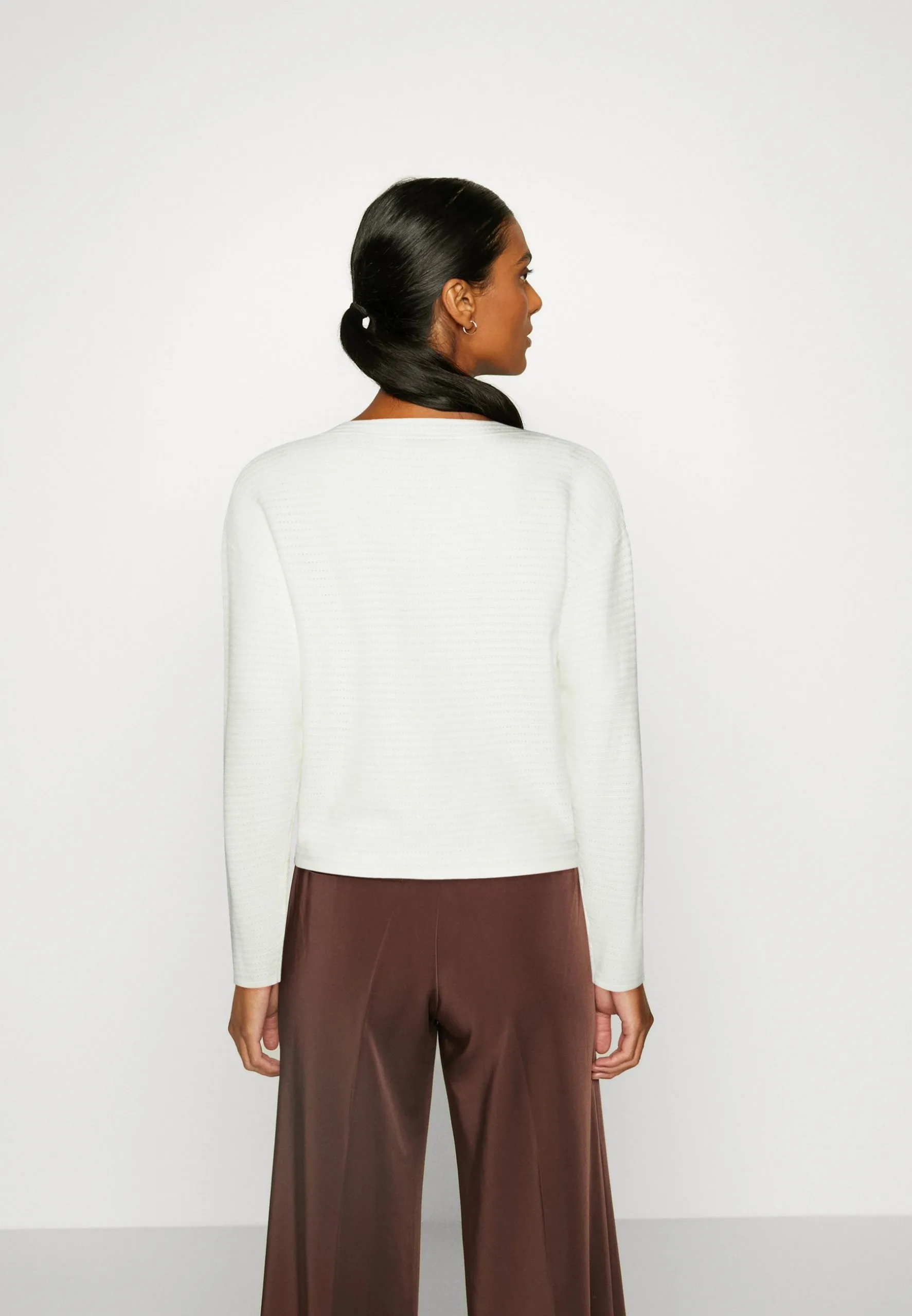 ESPRIT Stitchmix- Strikkegenser - Off White 5 ESPRIT Stitchmix- Strikkegenser - Off White - Bilde 3