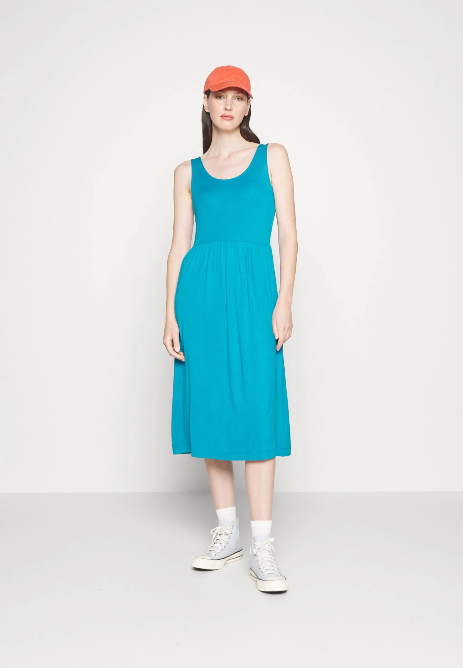 ESPRIT Cve City Dress - Jerseykjole - Dark Turquoise 4 ESPRIT Cve City Dress - Jerseykjole - Dark Turquoise - Bilde 2