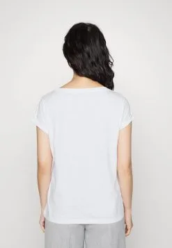 Edc By Esprit Slub Round Neck - T-Shirts - White -ESPRIT Butikk b09f9b0618354ca4b566dbb99ded4b39
