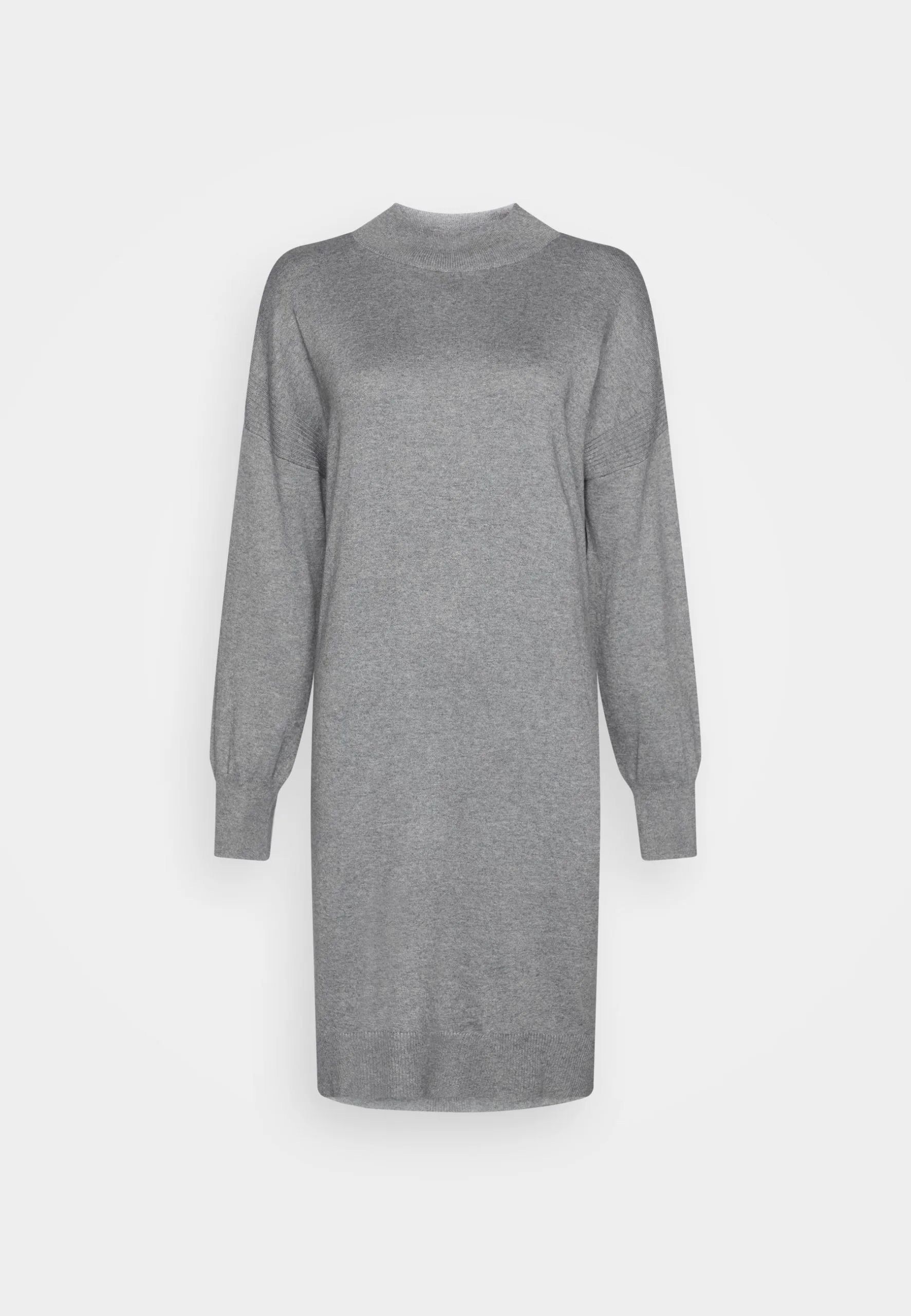 ESPRIT Mockneck Dress - Strikket Kjole - Medium Grey 3 ESPRIT Mockneck Dress - Strikket Kjole - Medium Grey