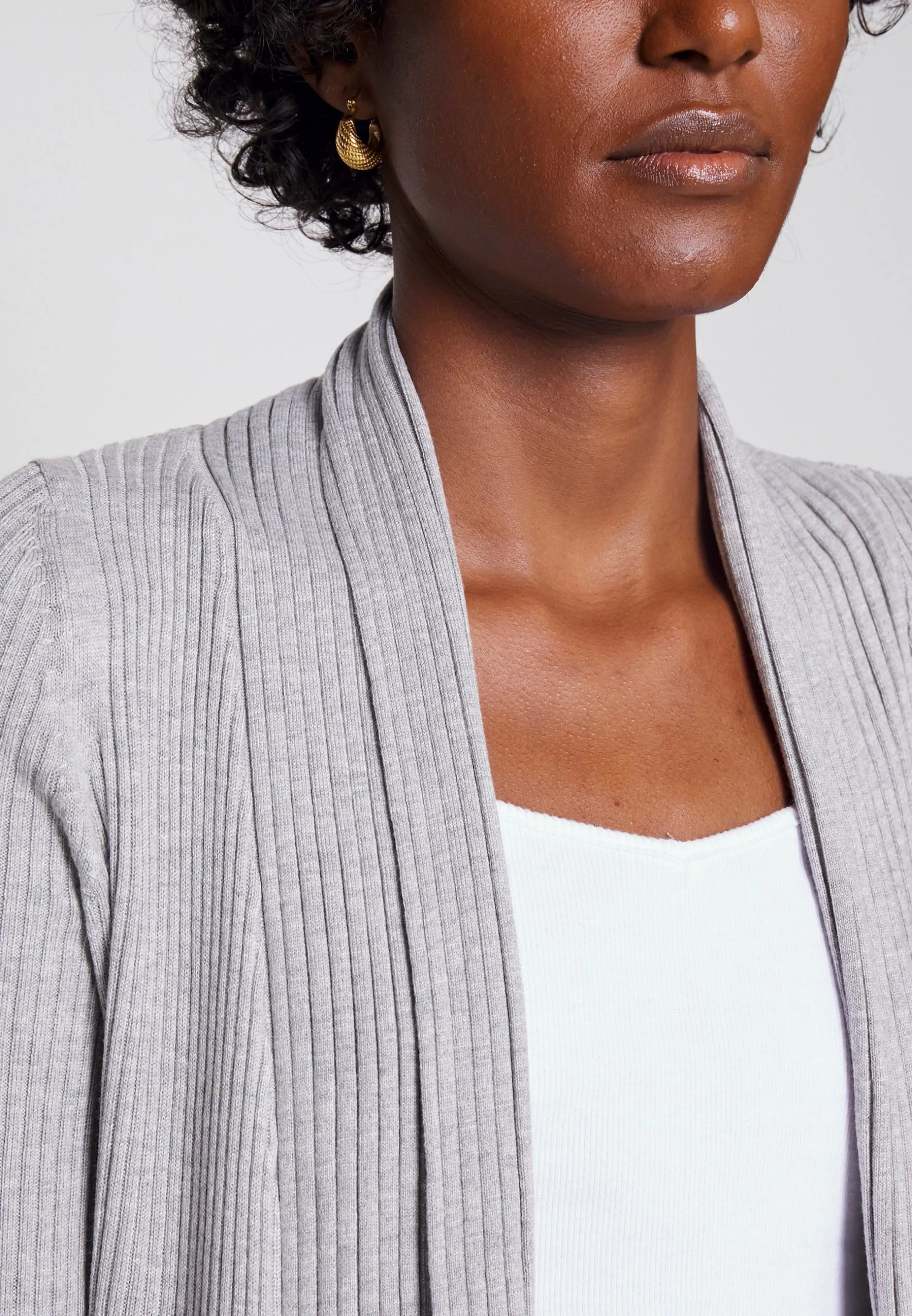 ESPRIT Cardigan - Cardigan - Light Grey 8 ESPRIT Cardigan - Cardigan - Light Grey - Bilde 6