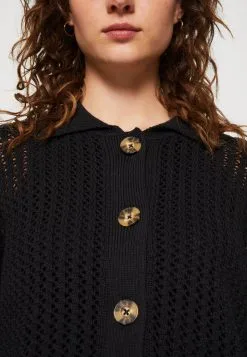 ESPRIT Struct Card - Cardigan - Black -ESPRIT Butikk b57129823bd544c3955ad74897022c64