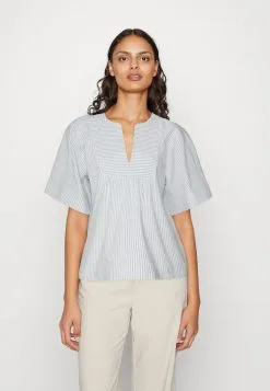ESPRIT Blouse - T-Shirts Med Print - Light Blue Lavender