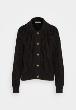 ESPRIT Struct Card - Cardigan - Black -ESPRIT Butikk b8062552896a437ebfb5c717c7315a61