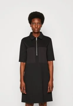 ESPRIT Zip Dress - Jerseykjole - Black