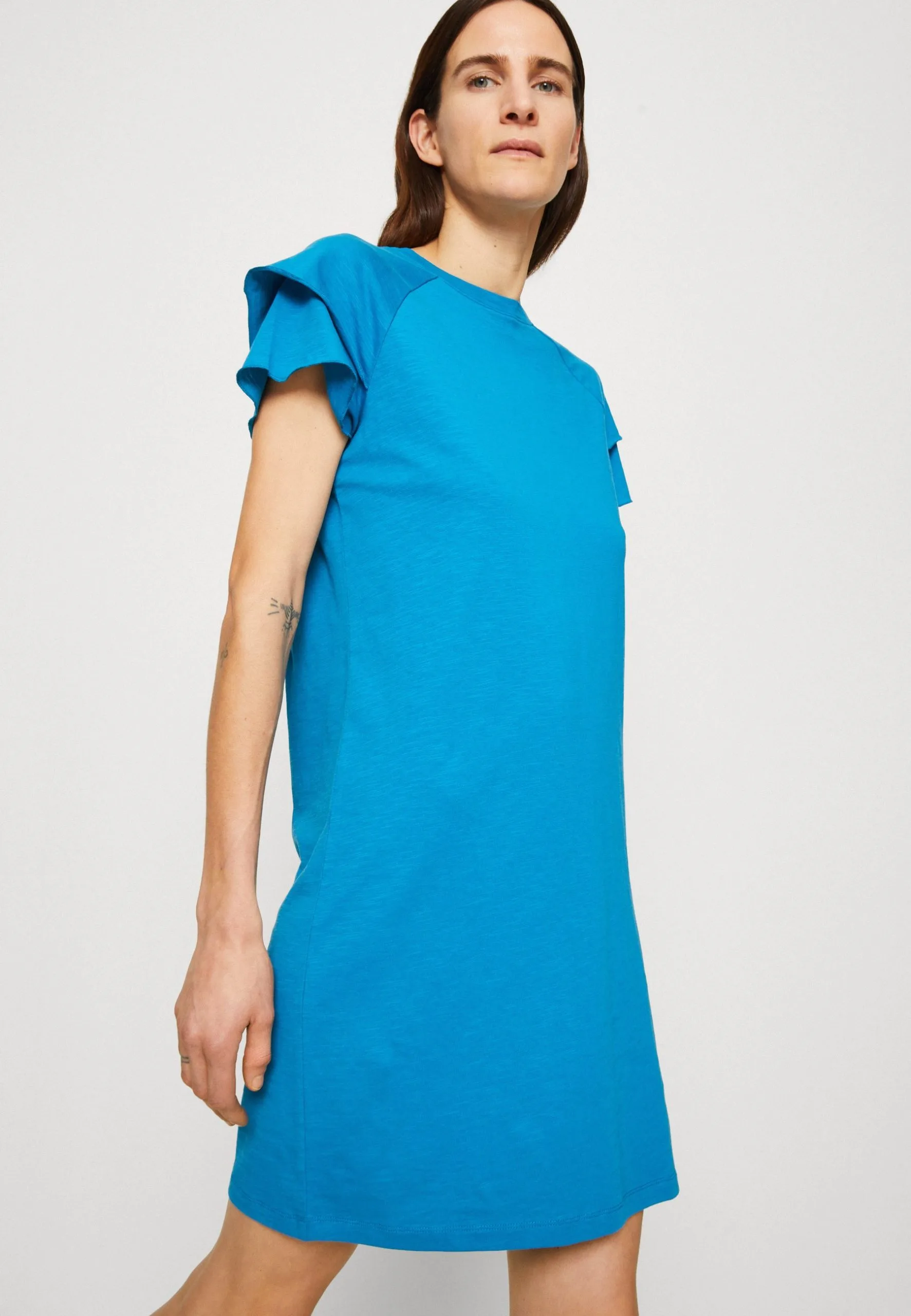 Edc By Esprit Volant - Jerseykjole - Dark Turquoise 6 Edc By Esprit Volant - Jerseykjole - Dark Turquoise - Bilde 4