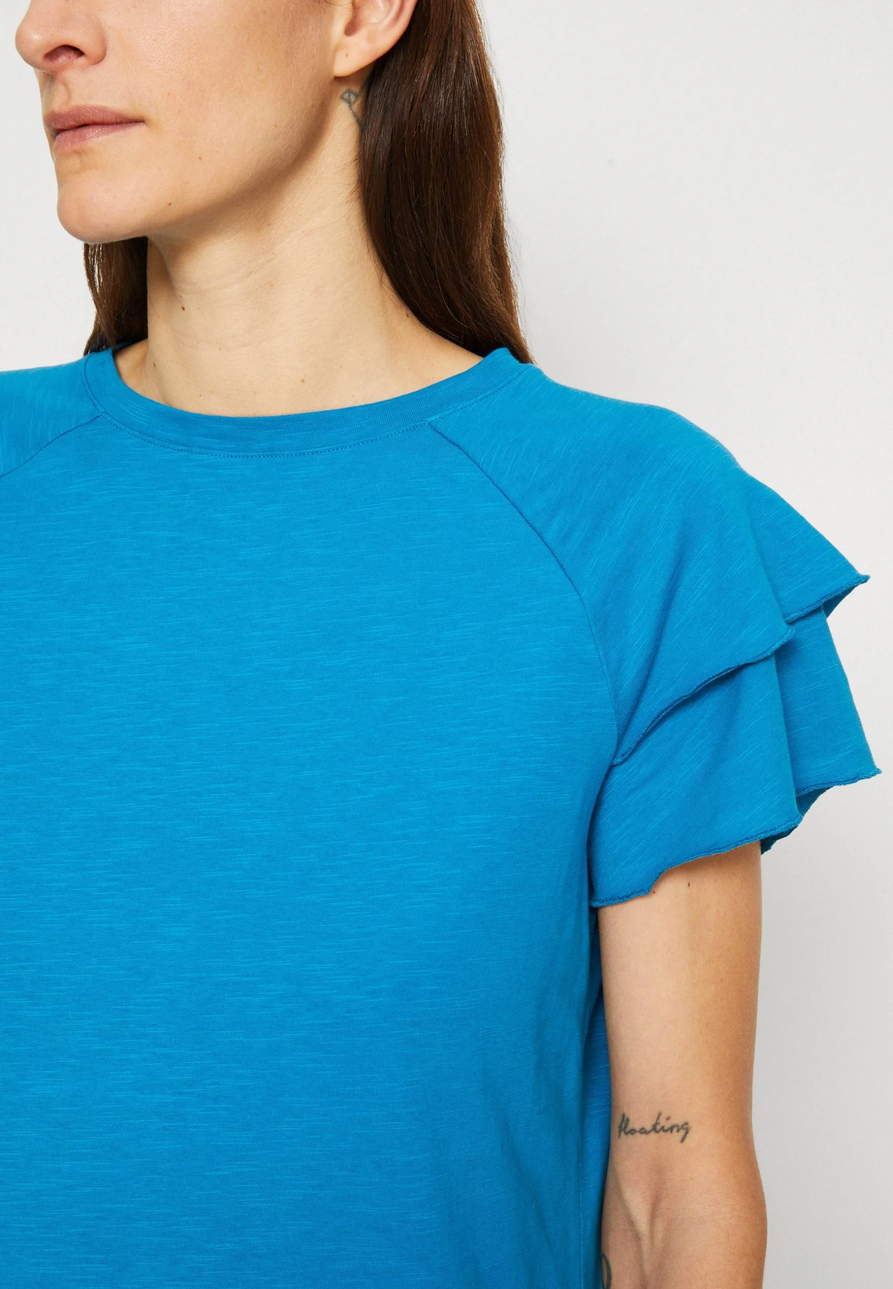 Edc By Esprit Volant - Jerseykjole - Dark Turquoise 8 Edc By Esprit Volant - Jerseykjole - Dark Turquoise - Bilde 6