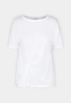 ESPRIT Twisted Hem - T-Shirts Med Print - White -ESPRIT Butikk bc512ecfd40e45ed9ee9c1ebc28c32c3
