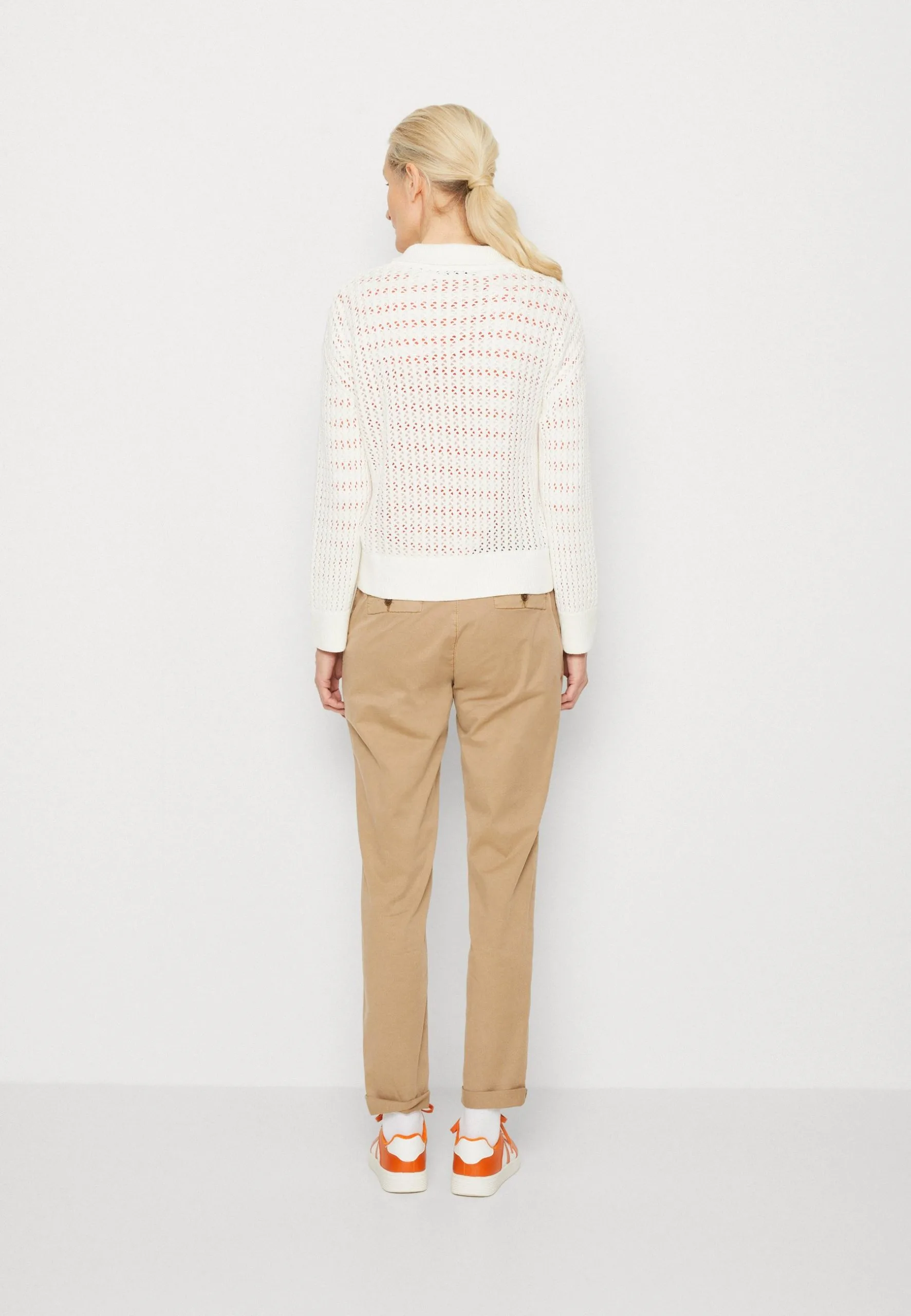 ESPRIT Struct Card - Cardigan - Off White 5 ESPRIT Struct Card - Cardigan - Off White - Bilde 3
