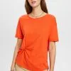 ESPRIT Twisted Hem - T-Shirts Med Print - Orange Red -ESPRIT Butikk c97d214459314f6f9d54b2e04dee314c