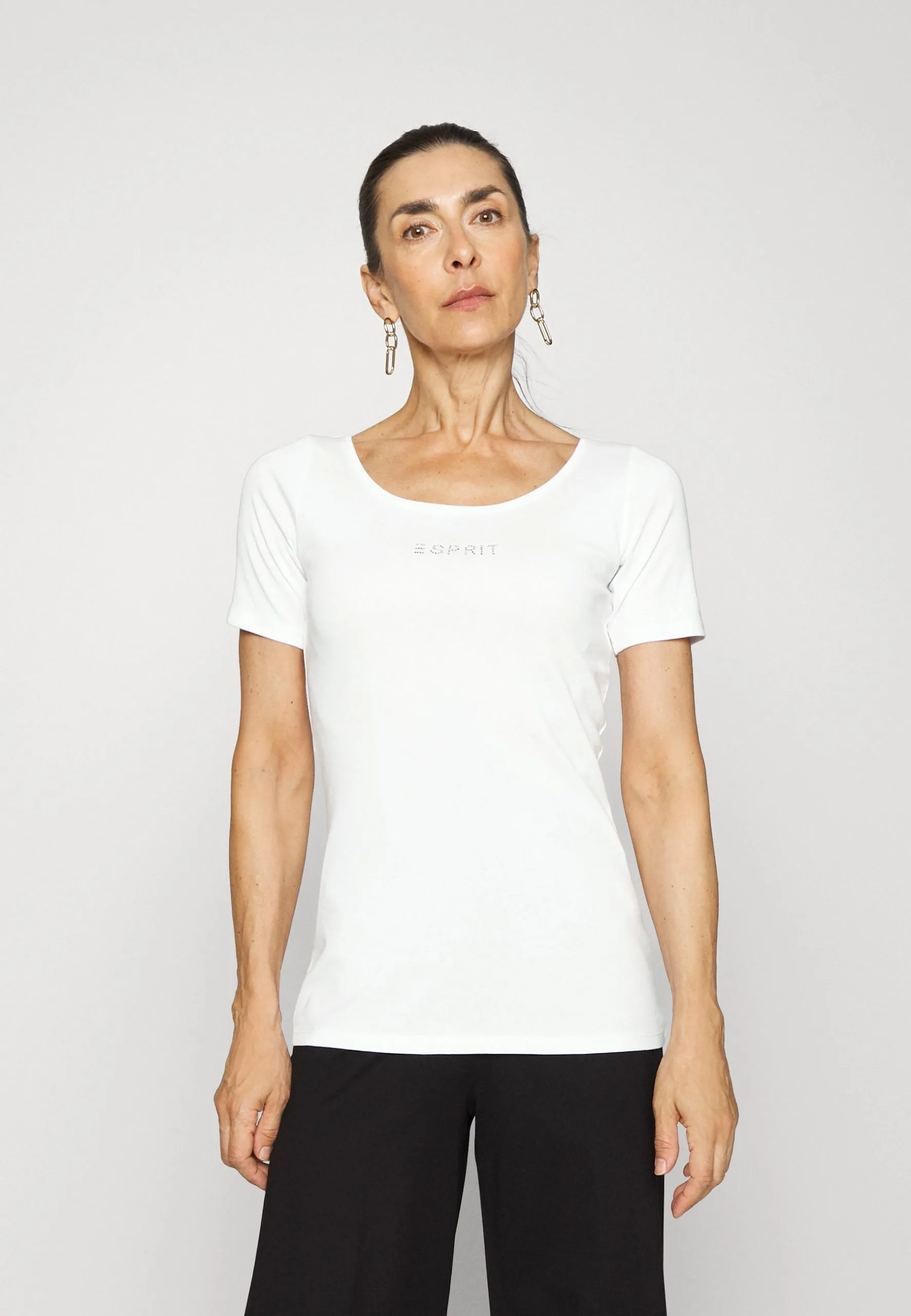 ESPRIT T-Shirts Med Print - White 3 ESPRIT T-Shirts Med Print - White