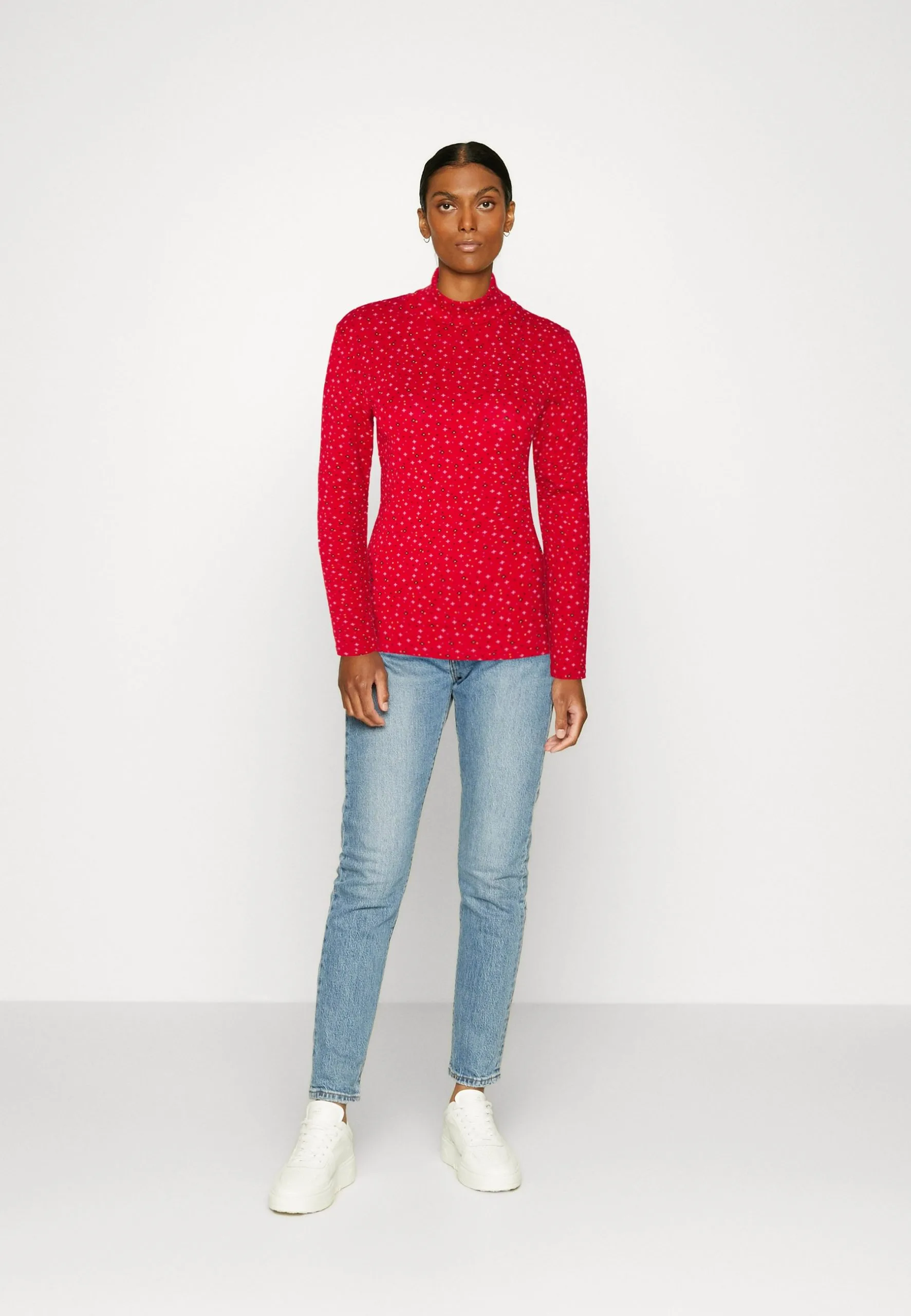 Edc By Esprit Topper Langermet - Dark Red 4 Edc By Esprit Topper Langermet - Dark Red - Bilde 2