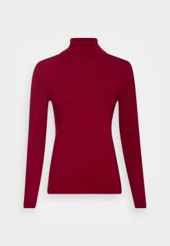 ESPRIT Rollneck- Topper Langermet - Cherry Red