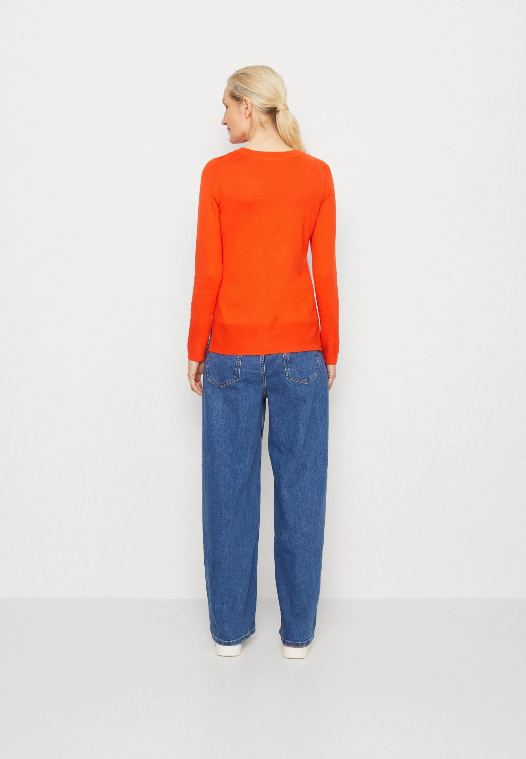 ESPRIT Roundneck- Strikkegenser - Orange Red 5 ESPRIT Roundneck- Strikkegenser - Orange Red - Bilde 3