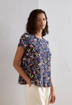 ESPRIT Core Tee - T-Shirts Med Print - Navy