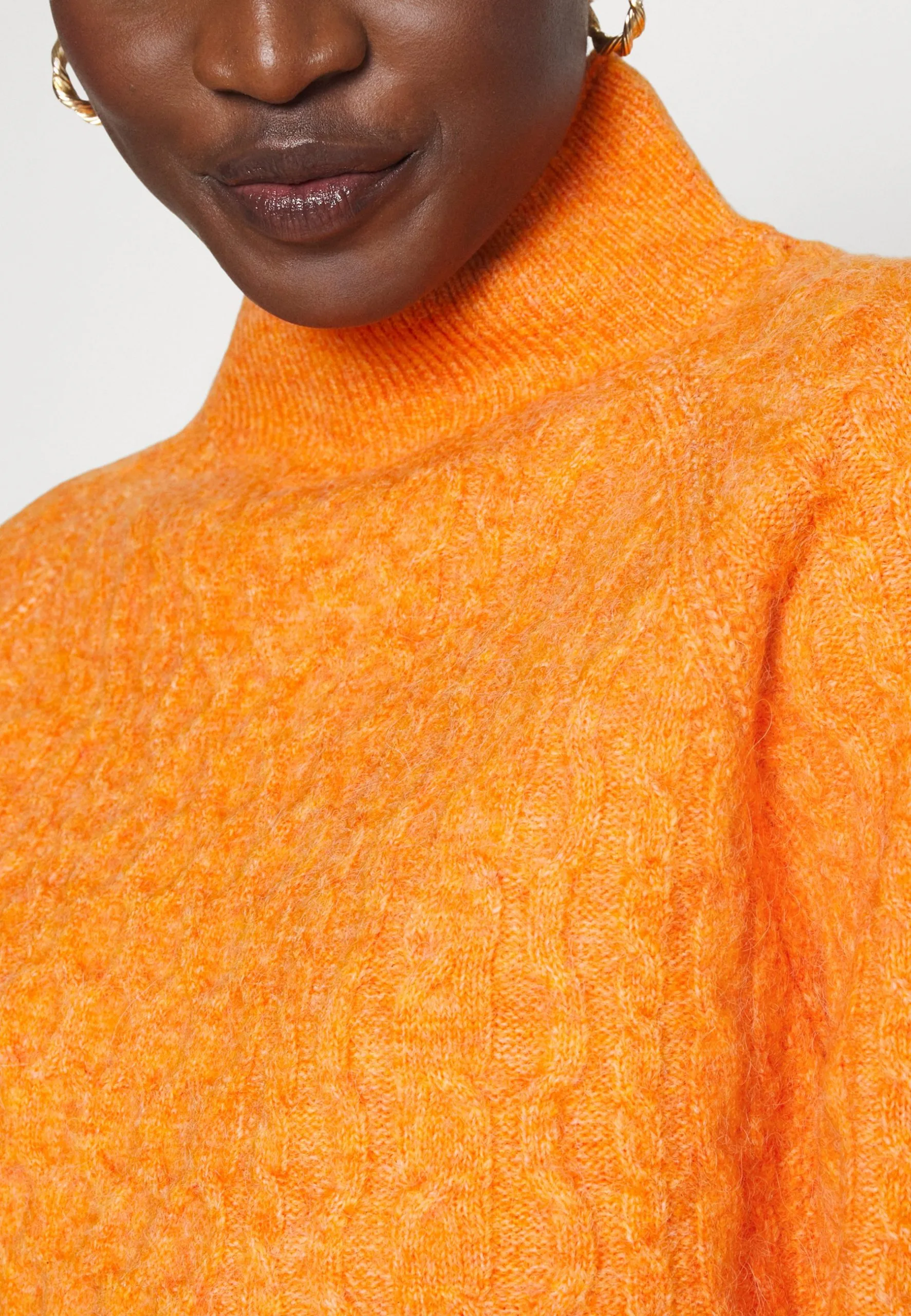 ESPRIT Cable- Strikkegenser - Golden Orange 9 ESPRIT Cable- Strikkegenser - Golden Orange - Bilde 7