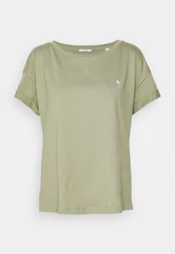 ESPRIT Shimmer Tee - T-Shirts - Light Khaki -ESPRIT Butikk d59ff2e0419740c495a1328dbbc1333c