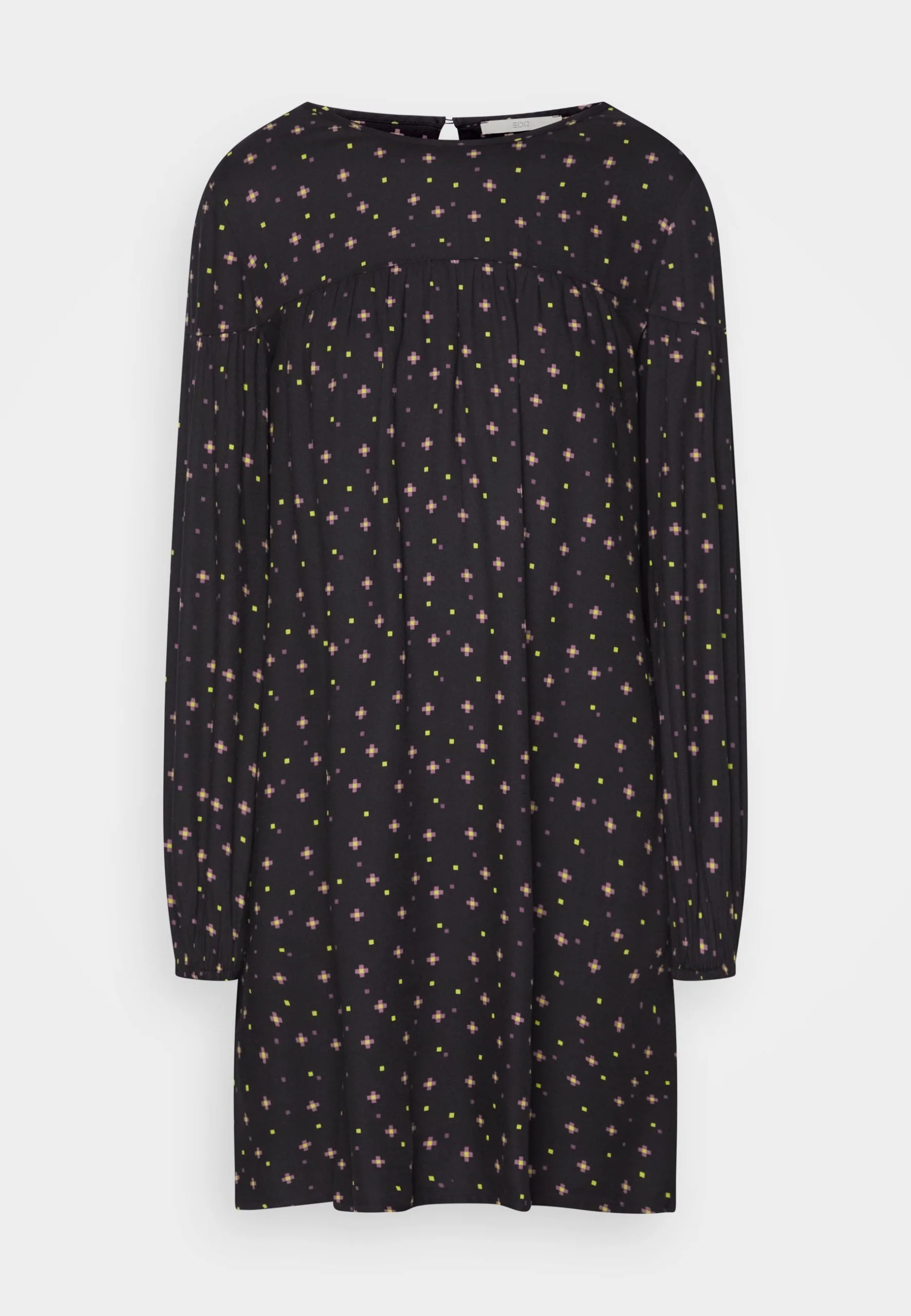 Edc By Esprit Easy Care Dress - Kjole - Black 7 Edc By Esprit Easy Care Dress - Kjole - Black - Bilde 5