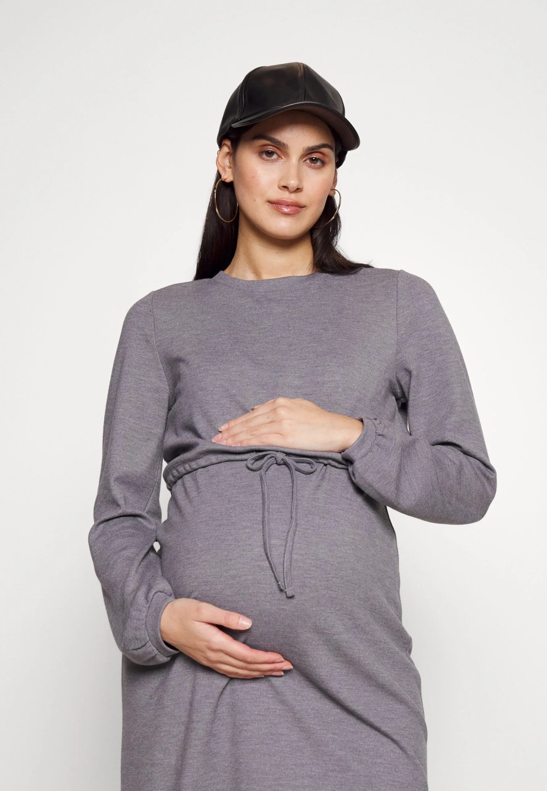 Dress Nursing Long Sleeve - Kjole - Medium Grey 8 Dress Nursing Long Sleeve - Kjole - Medium Grey - Bilde 6