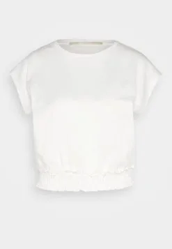 Edc By Esprit Bubble Hem - T-Shirts Med Print - Off White -ESPRIT Butikk d8c50a2a6f0c4ab7be1ebedfeee8b660