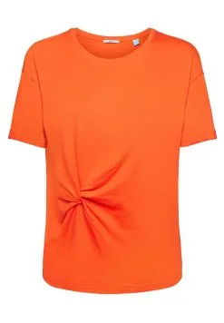 ESPRIT Twisted Hem - T-Shirts Med Print - Orange Red -ESPRIT Butikk d8f9bb477aa24c22893fcb2a9837860b
