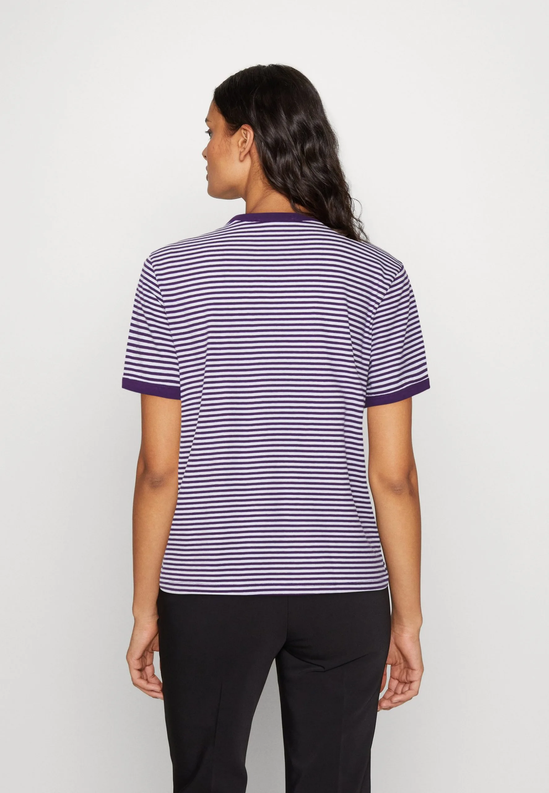 Edc By Esprit Tee - T-Shirts Med Print - Dark Purple 5 Edc By Esprit Tee - T-Shirts Med Print - Dark Purple - Bilde 3