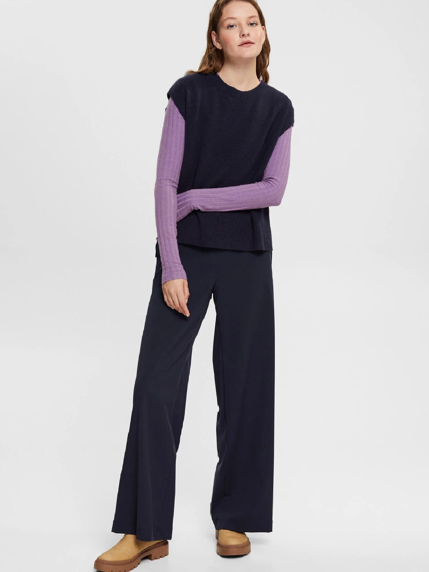 ESPRIT Vest - Strikkegenser - Navy 4 ESPRIT Vest - Strikkegenser - Navy - Bilde 2