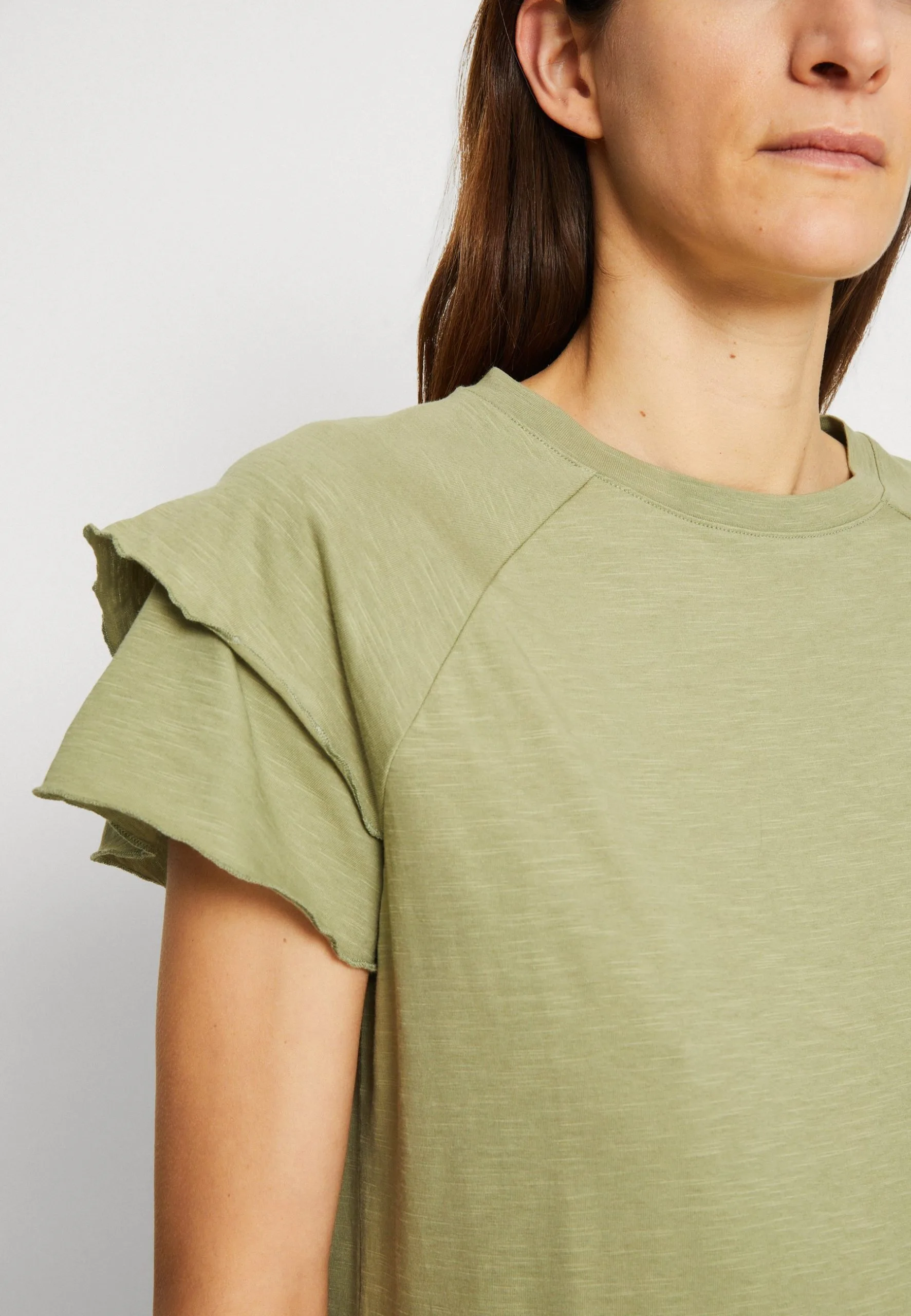 Edc By Esprit Volant - Jerseykjole - Light Khaki 8 Edc By Esprit Volant - Jerseykjole - Light Khaki - Bilde 6