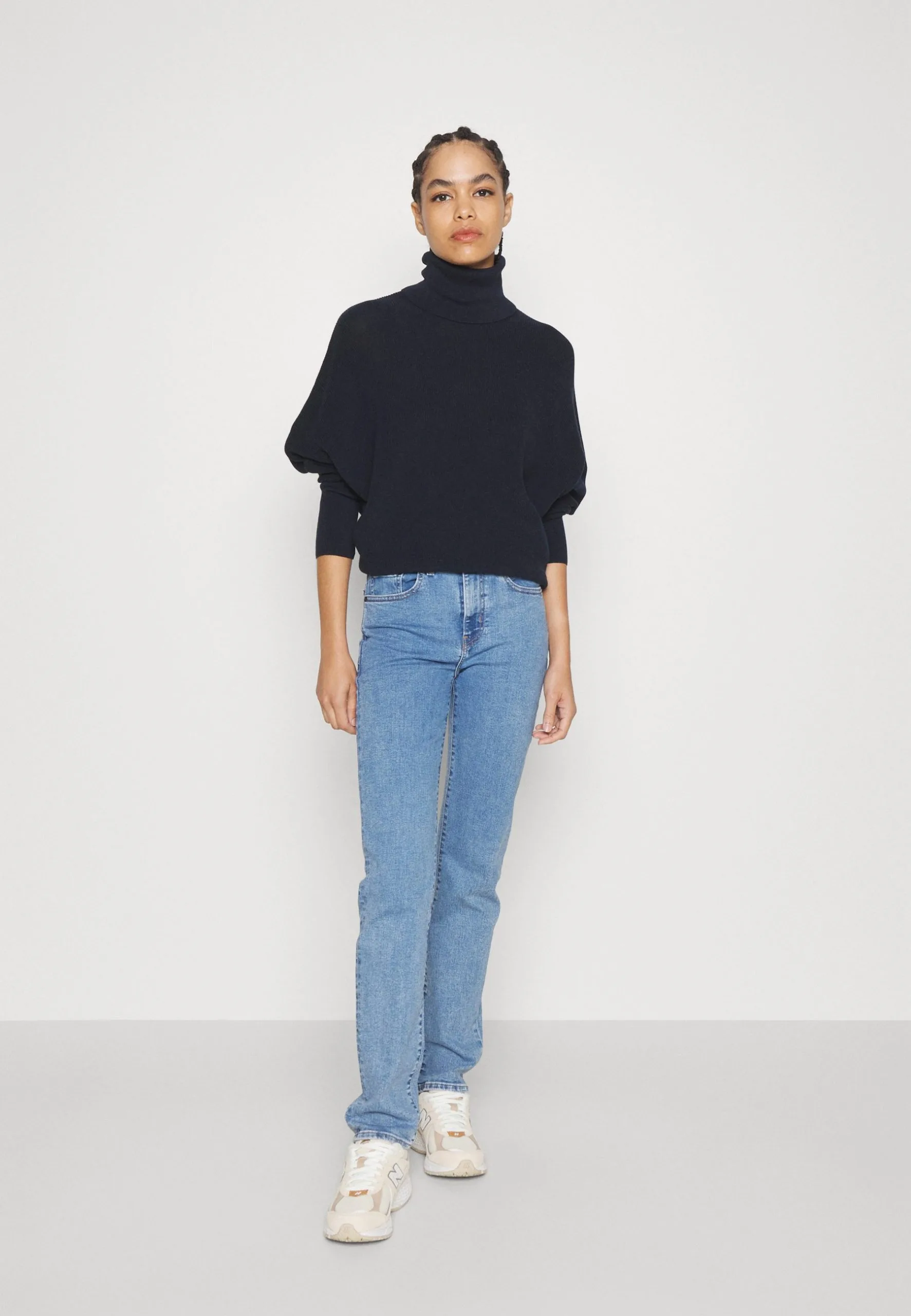 ESPRIT Badwing Rollneck- Strikkegenser - Navy 7 ESPRIT Badwing Rollneck- Strikkegenser - Navy - Bilde 5