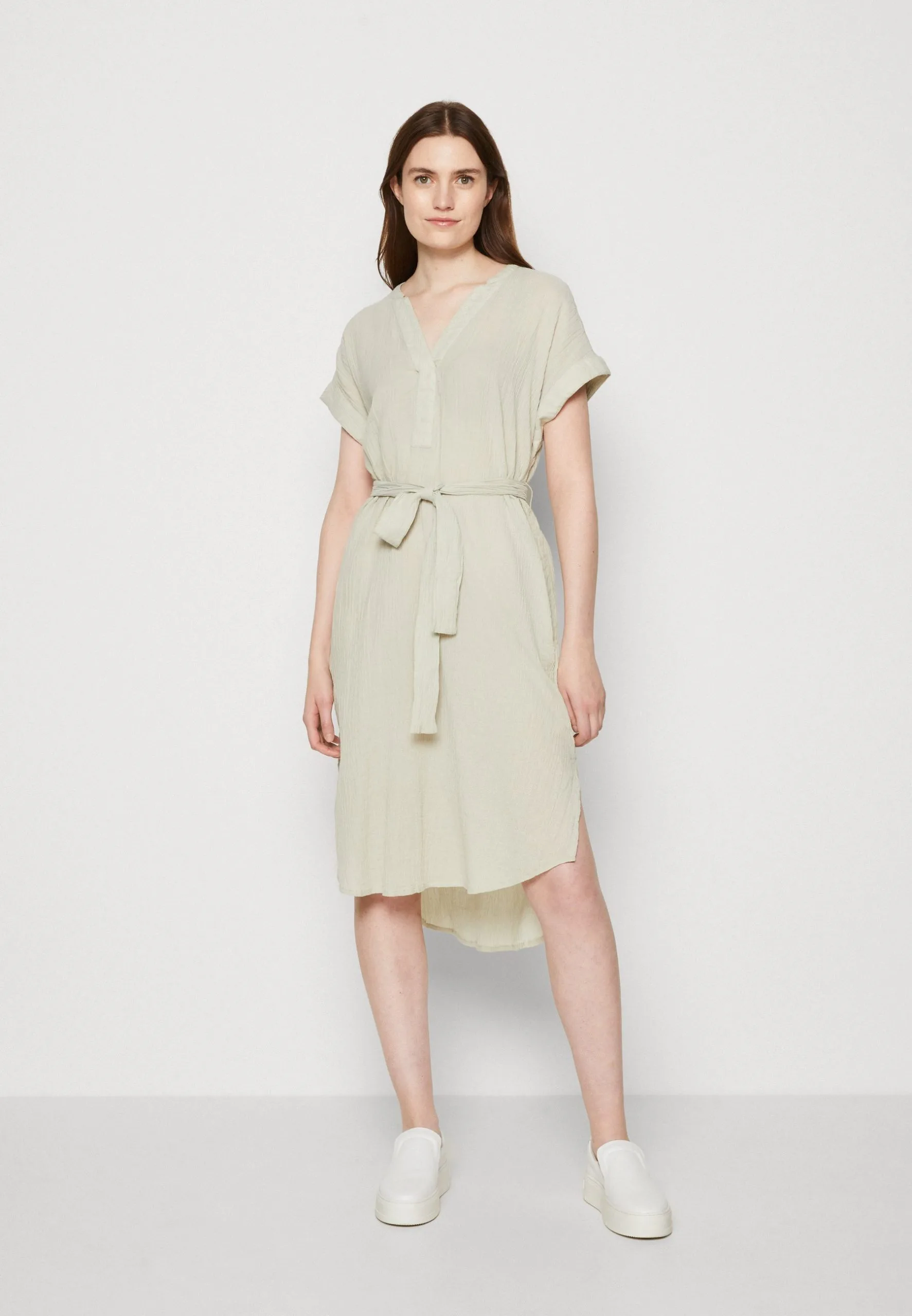 ESPRIT Dress- Kjole - Dusty Green 3 ESPRIT Dress- Kjole - Dusty Green