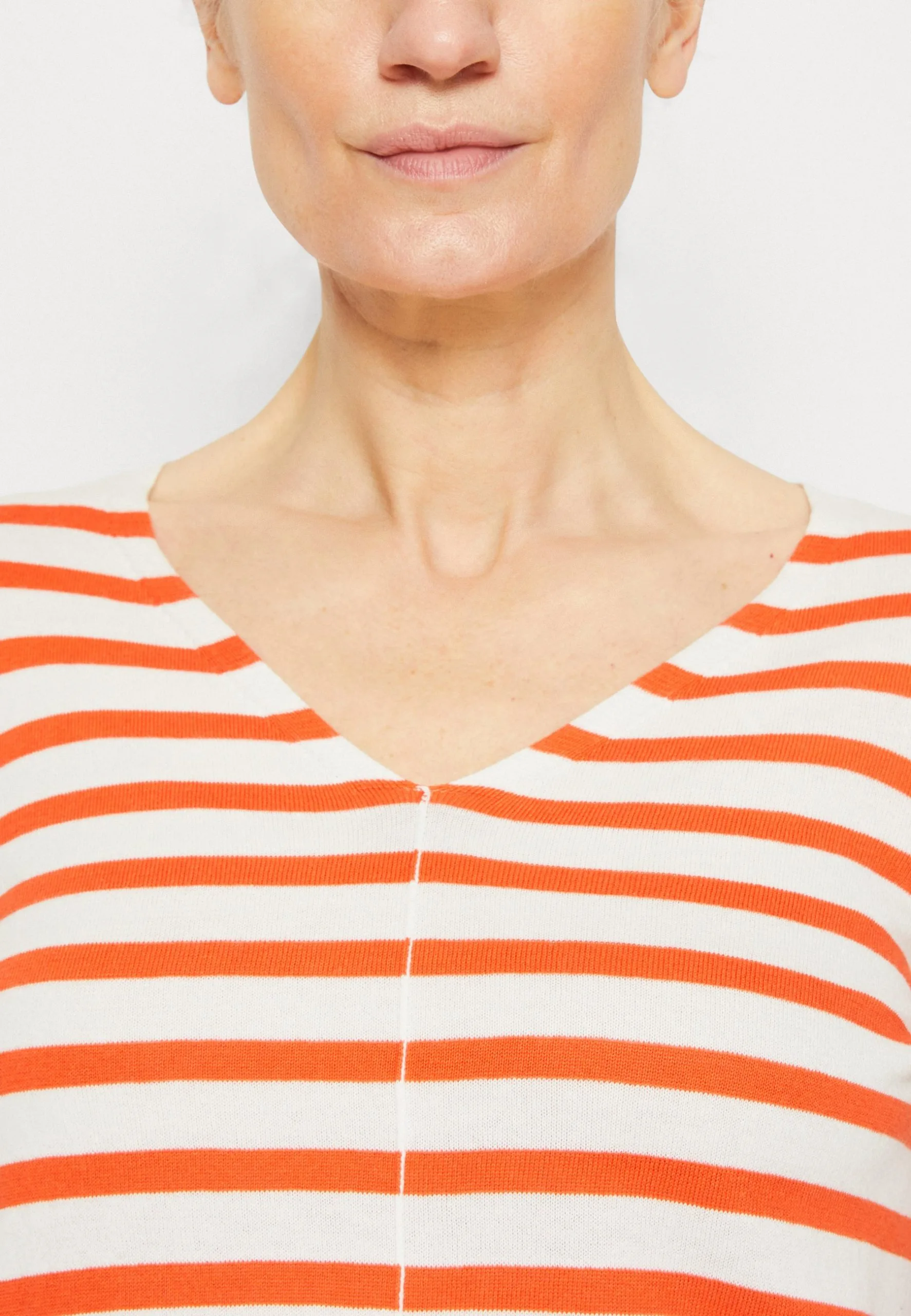 ESPRIT V Neck - Strikkegenser - Orange Red 8 ESPRIT V Neck - Strikkegenser - Orange Red - Bilde 6