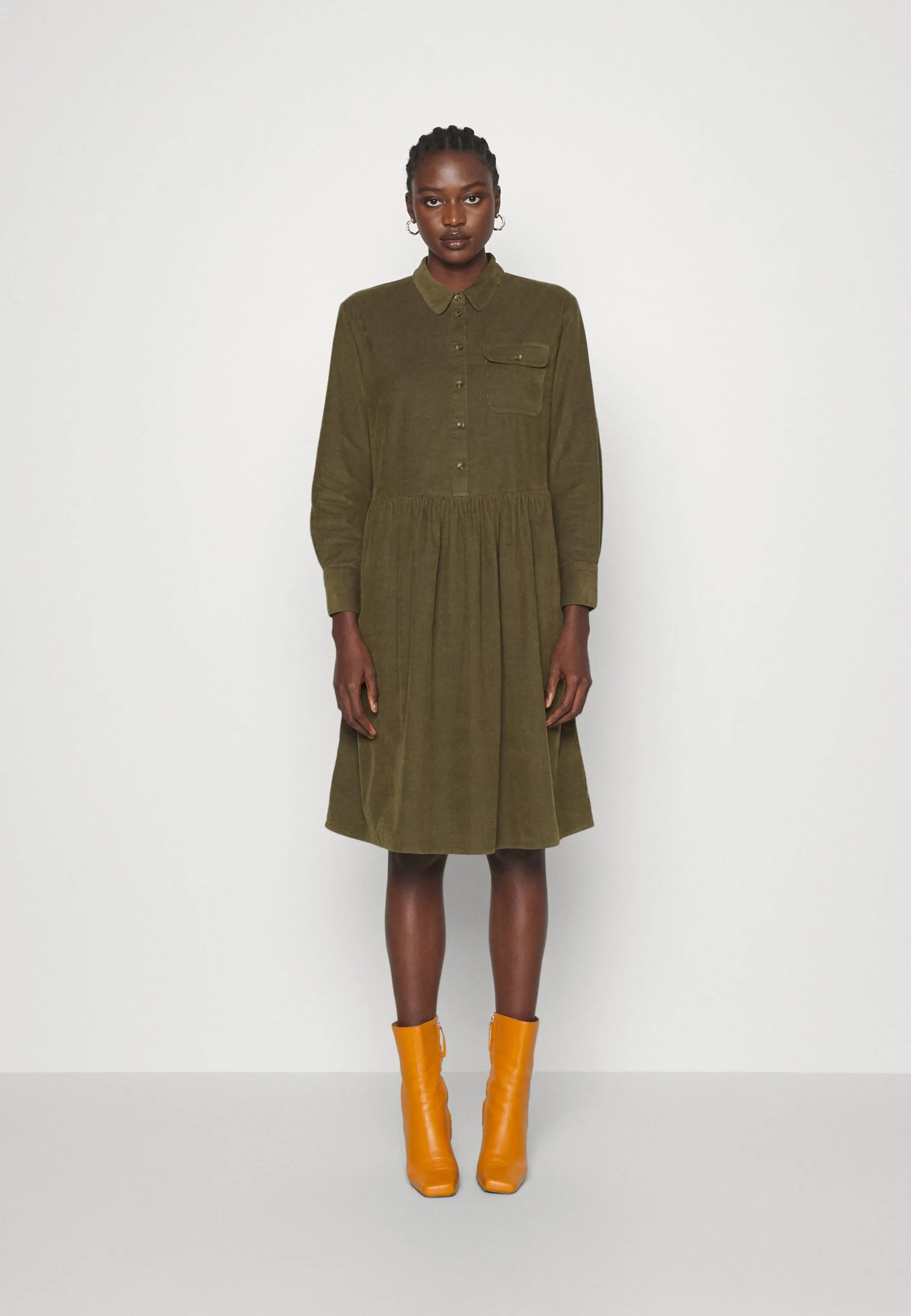 ESPRIT Kjole - Dark Khaki 3 ESPRIT Kjole - Dark Khaki