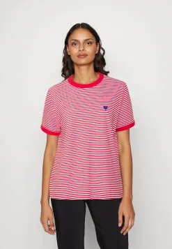 Edc By Esprit Tee - T-Shirts Med Print - Red