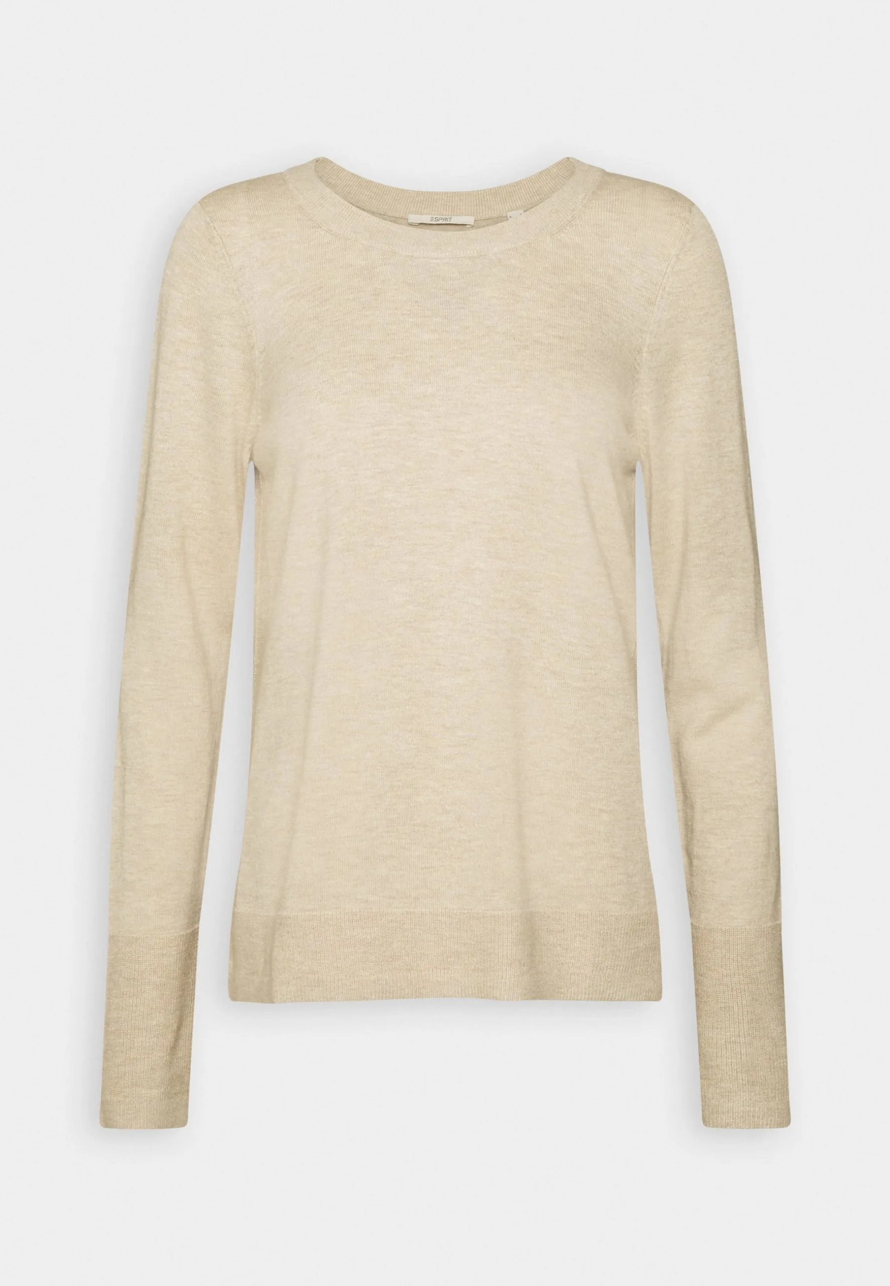 ESPRIT Roundneck- Strikkegenser - Sand 6 ESPRIT Roundneck- Strikkegenser - Sand - Bilde 4