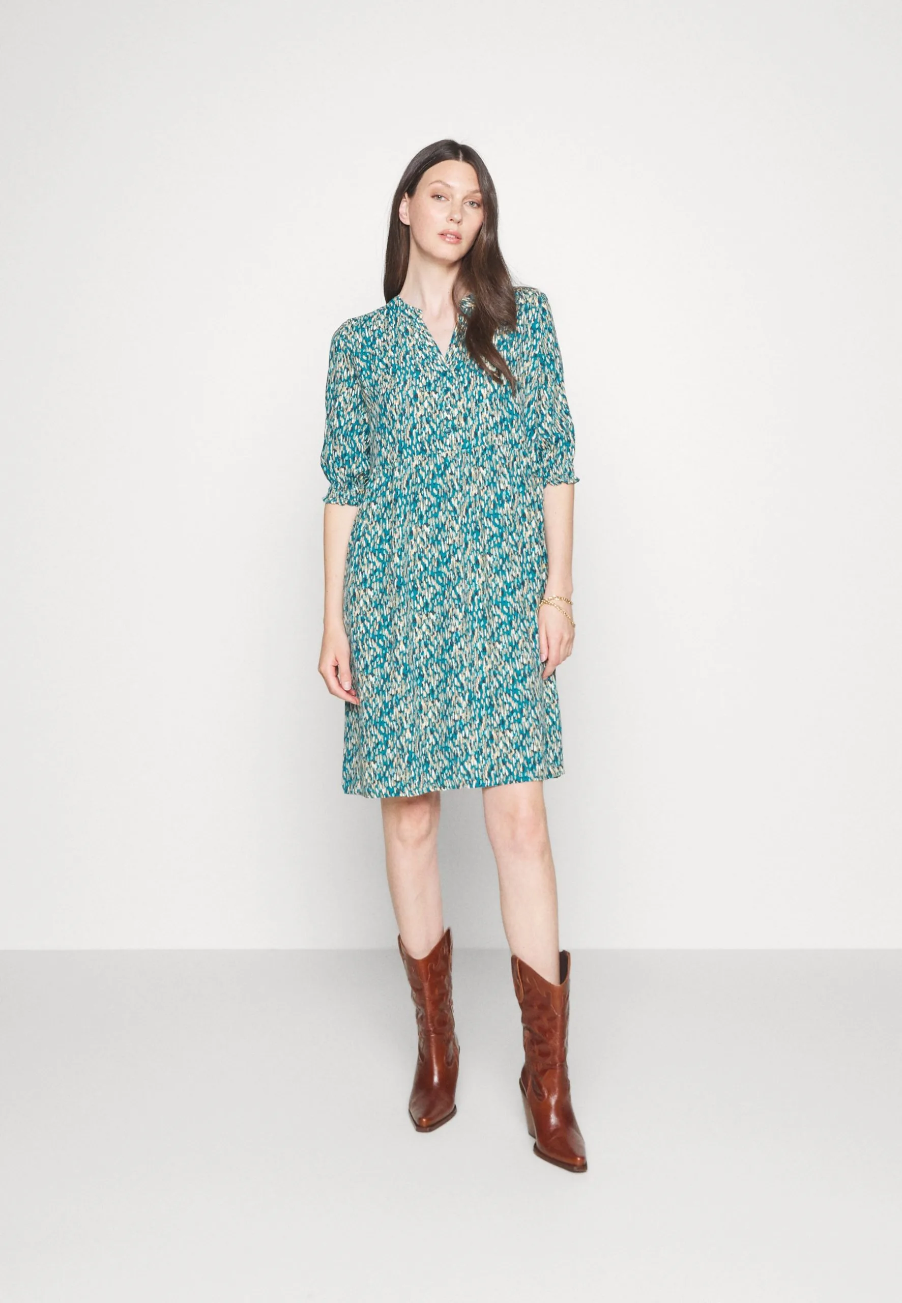 ESPRIT Dress - Kjole - Turquoise 5 ESPRIT Dress - Kjole - Turquoise - Bilde 3
