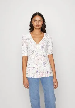 Edc By Esprit Hanley - T-Shirts Med Print - Off White