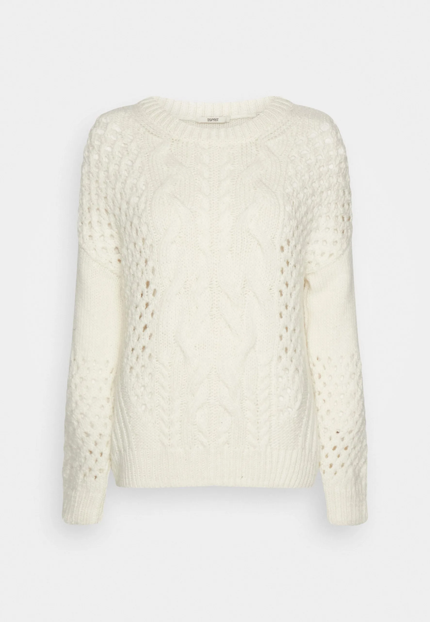 ESPRIT Mix Cable - Strikkegenser - Off White 3 ESPRIT Mix Cable - Strikkegenser - Off White