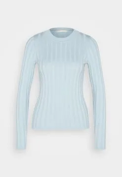 Edc By Esprit F Sus Basic- Strikkegenser - Light Blue -ESPRIT Butikk e73d6dfea0c14f039216099ee0b892a0