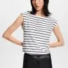 ESPRIT Sslv Stripe - T-Shirts Med Print - White 1 ESPRIT Sslv Stripe - T-Shirts Med Print - White -ESPRIT Butikk ea13a6a5d5a344a18e9d0259f024dea3