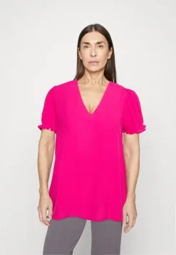 Edc By Esprit Blouse - T-Shirts - Pink Fuchsia