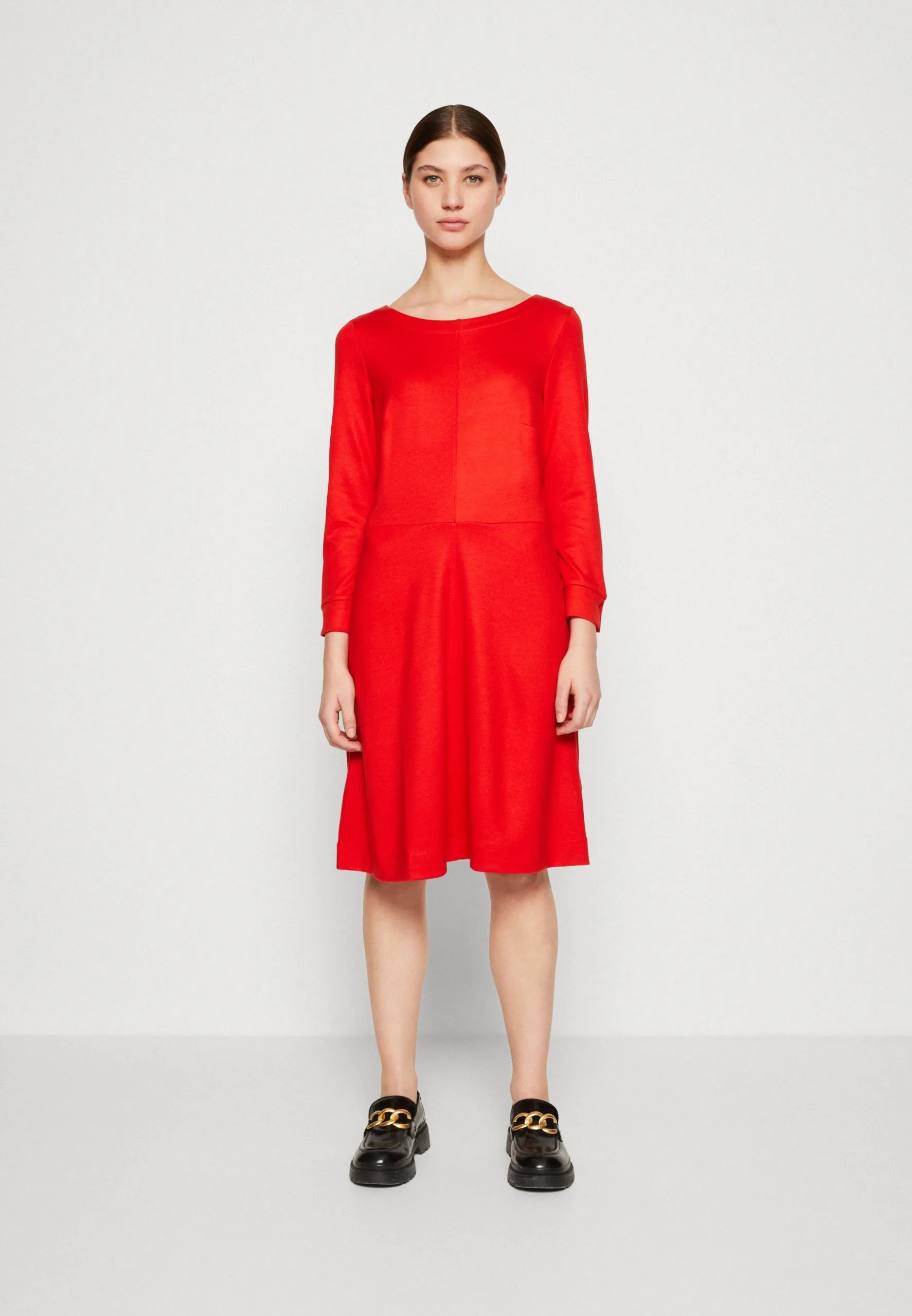 ESPRIT Punti Dress - Jerseykjole - Red 3 ESPRIT Punti Dress - Jerseykjole - Red