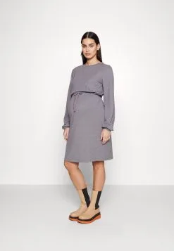 ESPRIT Butikk 35 Dress Nursing Long Sleeve - Kjole - Medium Grey