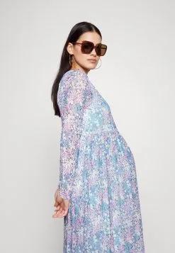 Dress Long Sleeve Allover Print - Maxikjole - Light Blue 12 Dress Long Sleeve Allover Print - Maxikjole - Light Blue -ESPRIT Butikk ef086f36fbce4b17baebe1b4bc519220