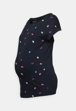 T-Shirts Med Print - Night Sky Blue