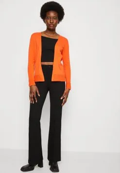 ESPRIT Open Cardigan - Cardigan - Orange Red -ESPRIT Butikk f5aa29e065784dd0a279d271e84d6ba4