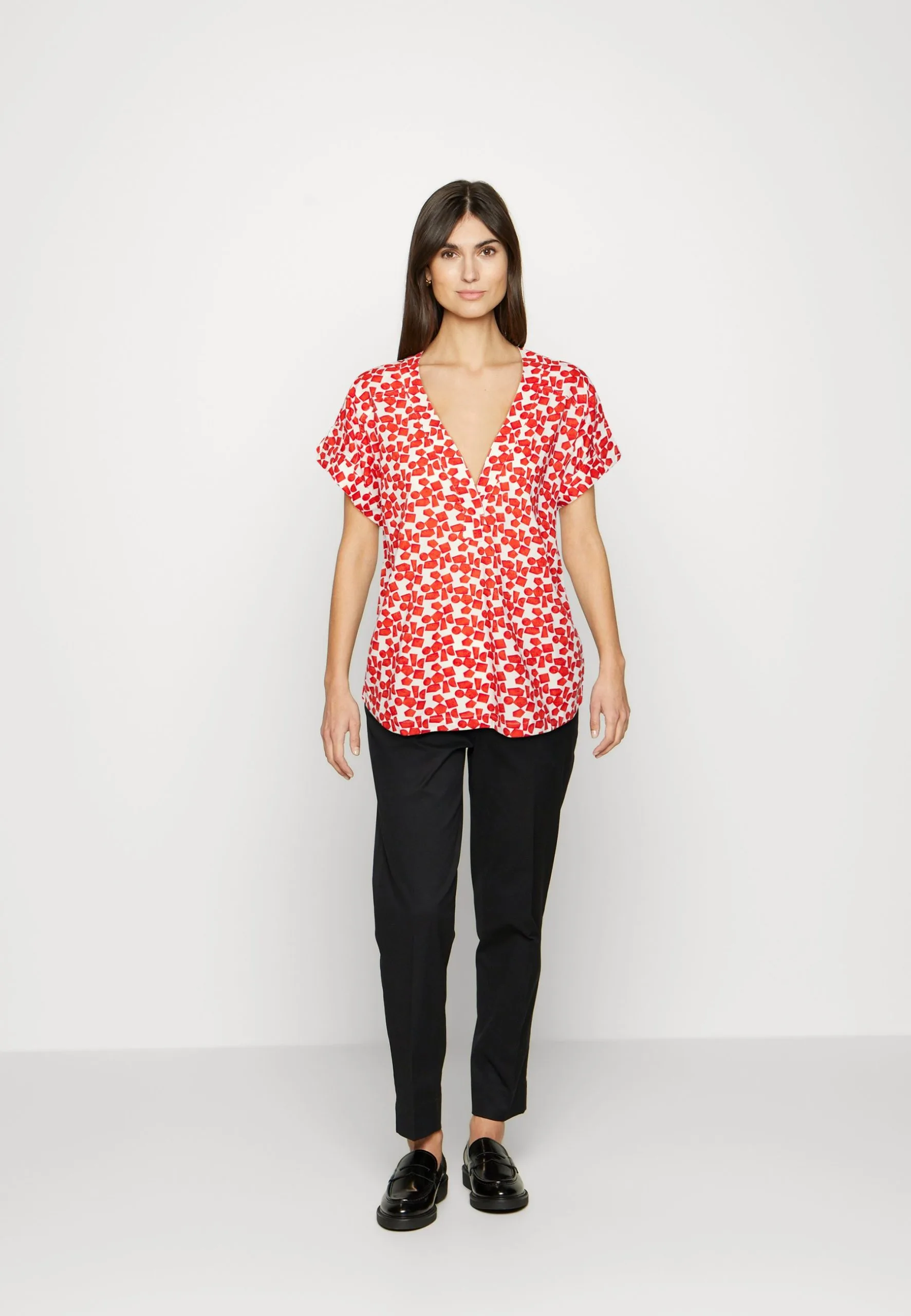 ESPRIT Fluid - T-Shirts Med Print - Orange Red 4 ESPRIT Fluid - T-Shirts Med Print - Orange Red - Bilde 2