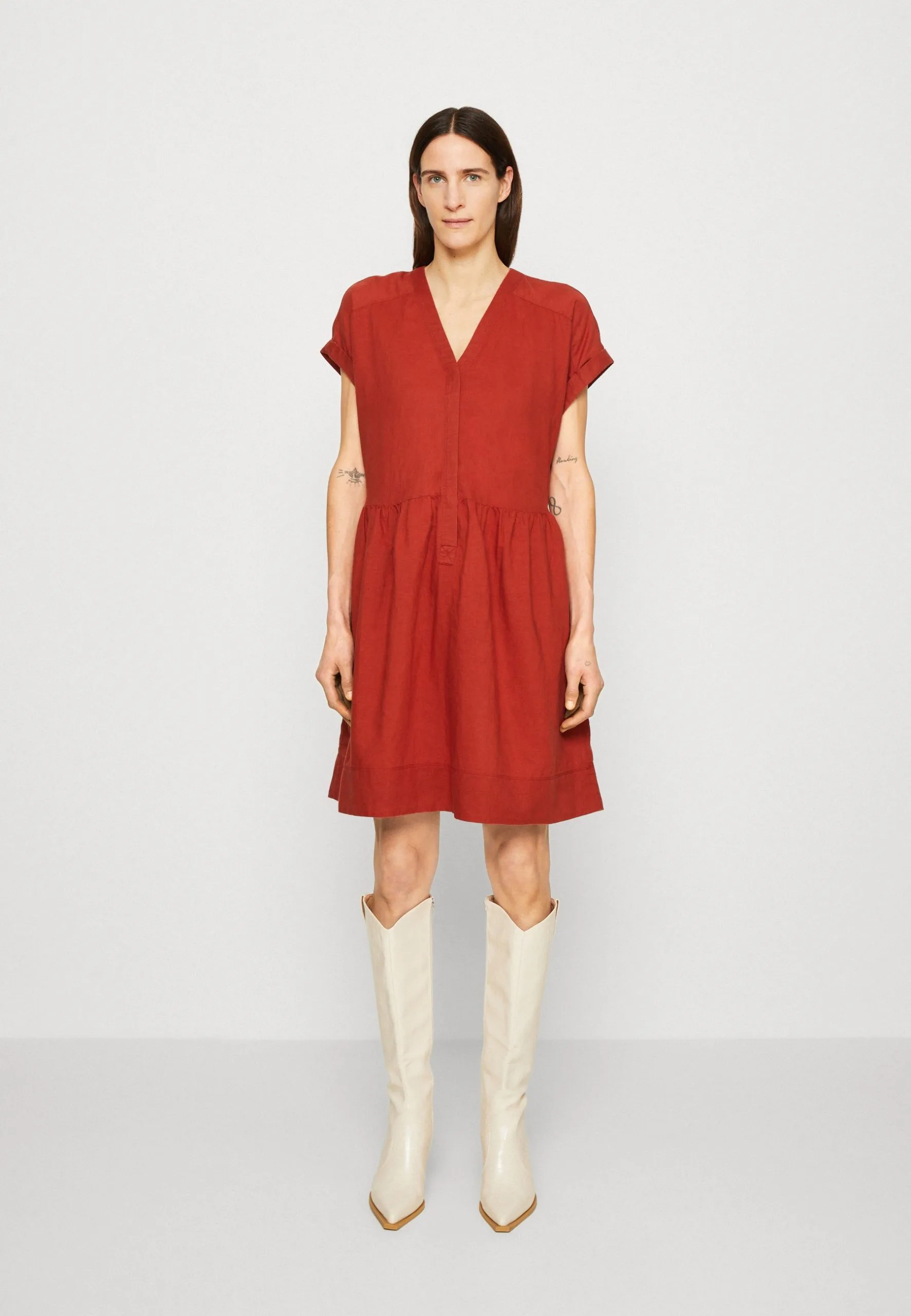 ESPRIT Dress - Kjole - Terracotta 3 ESPRIT Dress - Kjole - Terracotta
